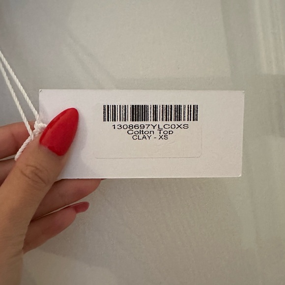 NWT Reformation Colton Top in Clay - Picture 4 of 4